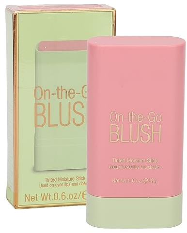 Rouge Stick,Chubby Blush Stick für Gesicht für Wangen und Lippen,Rouge Stick Makeup, Mousse Textur, Matte Rouge Makeup, natürlich gesund Blusher Make-up,für alle Hauttöne