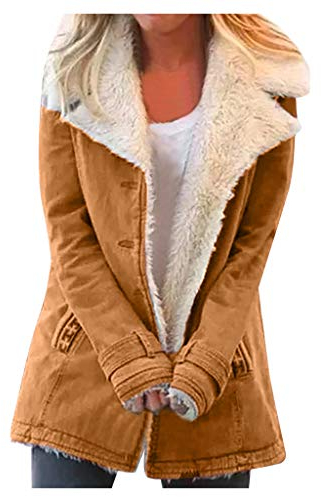 KONG JIMFAN Regenjacke Damen Hundejacke Kleine Hunde Long Cardigan Damen Persianermantel Herbstjacke Damen Leichte Regenjacke Damen Wintermantel Steppmantel Grün Jacke Damen(Khaki,S)