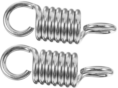 MOBUTOFU 2 Stück Metallfeder Für Hängemattenstühle Außen Innen Federaufhängung Für Terrassenschaukelstuhl Ersatzgrip Federn Für Sanftes Schaukeln Und Stoßdämpfung