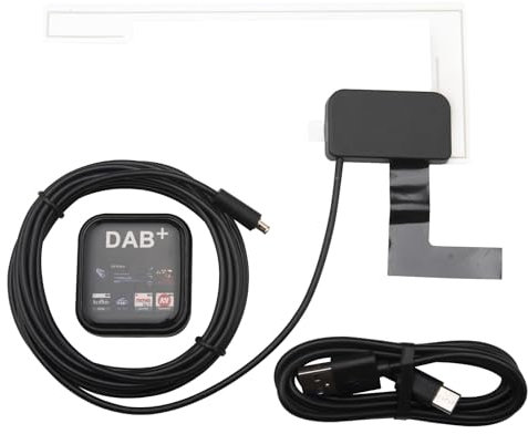 YILIANDUO USB DAB+ Antenne Digital Radio Tuner Verstärker Kit DAB+ Box Radio Empfänger mit MCX Antenne für Universelles Android Autoradio