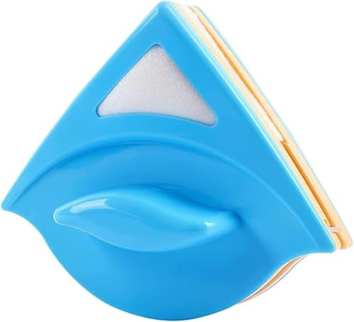 Limpiador de Cristales Magnético, Limpiador de Ventanas, Lateral Doble magnético Ventana Limpiador, para Ventanas Espesor 3-8 mm, Azul