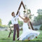 Arche de Mariage en Bois,Arche de Jardin,Arche de Mariage en Tulle,Décoration Intérieure,Arche de Mariage Romantique en Bois pour Mariage,Fête,Jardin,Extérieur,Intérieur(Triangulaire)
