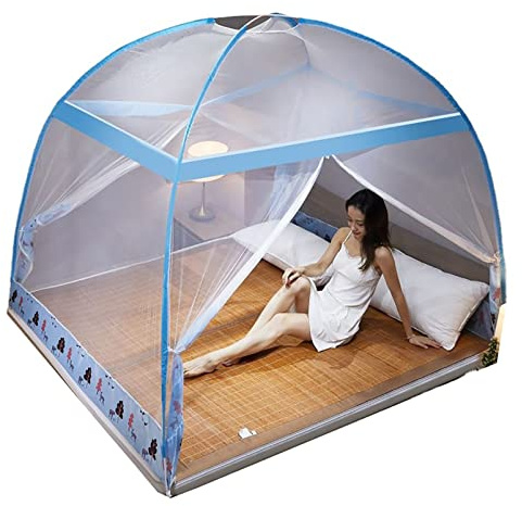 Liegestühle mit Moskitonetz – Garten-Liegestühle, faltbares Überdachungszelt für Sommer, Outdoor, Sonnenliegen, tragbare Traumzelte für Erwachsene