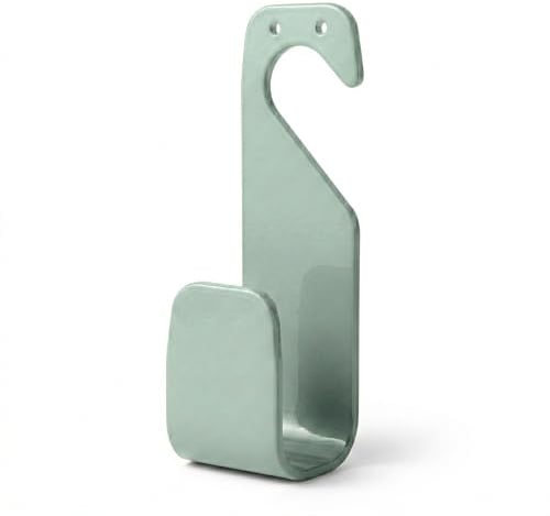 Livlig53 LIVLIG Gartenschlauch Halterung ohne Bohren, Schlauchhaken aus Metall, Schlauchhalter Wand/Wandschlauchhalter für bis zu 10 m Gartenschlauch oder 20 m Flexschlauch, Made in Italy, Grün | Schöne Gartenschlauch Halterung Made in Italy, Praktischer Schlauchhaken für 10m Gartenschlauch oder 20m Flexschlauch