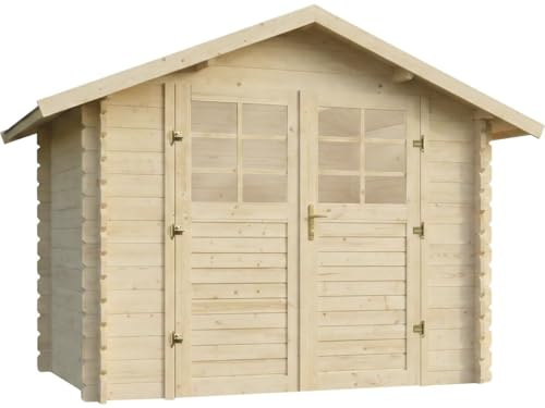 habitat et jardin Gartenhaus aus Holz Beaufort - 10.53 m² - 349 x 301 cm - 28 mm