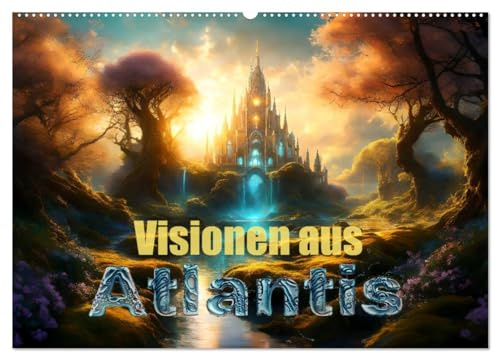 Visionen aus Atlantis (Wandkalender 2026 DIN A2 quer), CALVENDO Monatskalender: Bilder aus einer anderen Welt vor unserer Zeit (CALVENDO Wissenschaft)