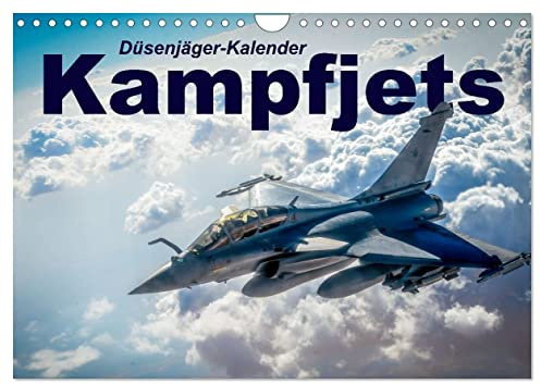 Kampfjets - Düsenjäger-Kalender (Wandkalender 2026 DIN A4 quer), CALVENDO Monatskalender: Entdecken Sie die atemberaubende Welt der Düsenjäger. (CALVENDO Technologie)