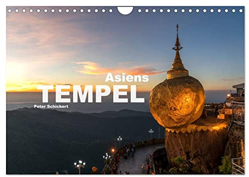 Asiens Tempel (Wandkalender 2026 DIN A4 quer), CALVENDO Monatskalender: Die faszinierende bunte Welt asiatischer Tempel und Religionen Religionen (CALVENDO Orte)