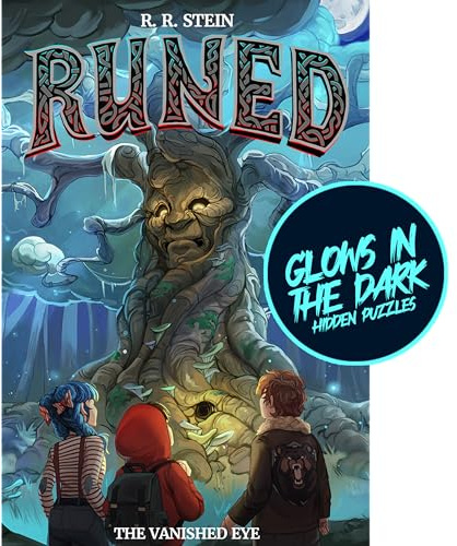 RUNED - The Vanished Eye: With Glowing Ink & Hidden Puzzles | Adventure fantasy novel for age 10+ (RUNED Series)