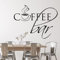 GRAZDesign Wandtattoo Kaffee Coffee Bar mit Tasse | Wandaufkleber Küche selbstklebend - 65x50cm / 056 lichtblau