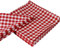 Stoffserviette Kariert Baumwolle - Vichy Karo, Gingham, Karomuster, Landhausstil, Landhaus, Stoff Serviette, Napkin(Rot, 50 x 50 cm, 1 Stück)