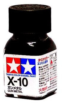 RCECHO Tamiya Model Color Enamel Paint X-10 Gun Metal Net 10ml 80010 with Full Version Apps Edition