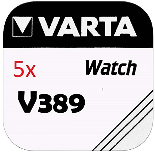 VARTA Piles Bouton Lot de 5 - V389