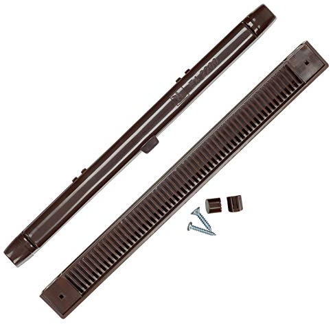 Finestra di ventilazione 407 mm marrone per Upvc Doppi vetri e finestre in legno riducono la condensa, l'umidità e il vapore in finestre completamente regolabili