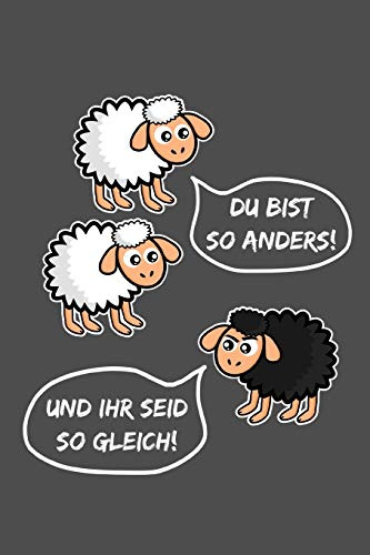 Notizbuch für schwarze Schafe: Geschenk Mädchen | Schäfchen Buch | Geschenkidee für das schwarze Schaf der Familie