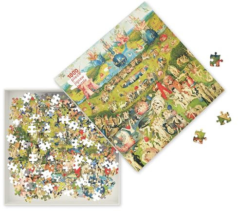 Adult Jigsaw Hieronymus Bosch. Garden of Earthly Delights. 1000 Piece Jigsaw (1000-Piece Jigsaws): Unser faszinierendes, hochwertiges 1.000-teiliges ... cm x 51,0 cm) in stabiler Kartonverpackung