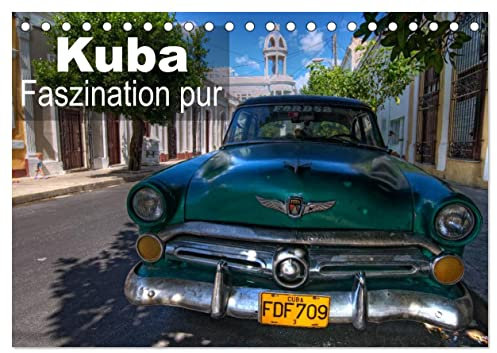 Kuba - Faszination pur (Tischkalender 2025 DIN A5 quer), CALVENDO Monatskalender