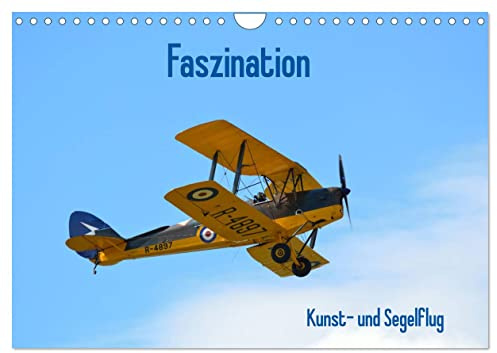 Faszination Kunst- und Segelflug (Wandkalender 2026 DIN A4 quer), CALVENDO Monatskalender: Flugzeugimpressionen (CALVENDO Technologie)
