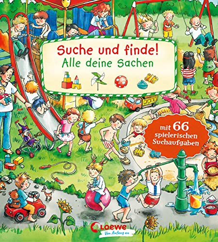 Suche und finde! - Alle deine Sachen: mit 66 spielerischen Aufgaben. Kindgerechte Suchaufgaben und Wimmelbildern für die Förderung der Konzentrationsfähigkeit. Ab 2 Jahre