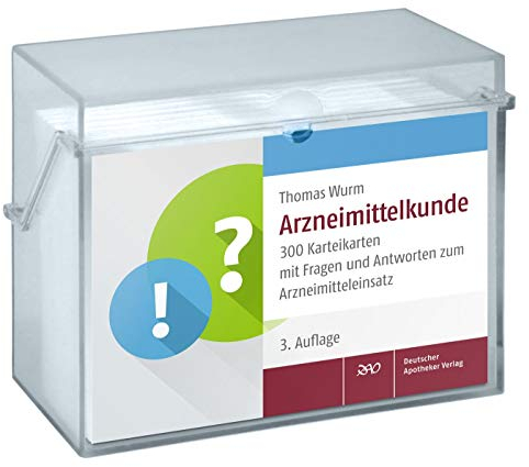 Karteikarten Arzneimittelkunde: 300 Karteikarten mit Fragen und Antworten zum Arzneimitteleinsatz