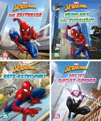 Nelson Mini-Bücher: MARVEL Spider-Man 1-4: 24 Mini-Bücher im Display