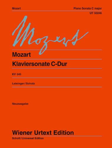 Klaviersonate Sonata facile C-Dur: Urtext. KV 545. Klavier. (Wiener Urtext Edition)