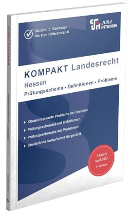 KOMPAKT Landesrecht - Hessen: Auf knapp 100 Seiten: Probleme und Definitionen im Überblick (KOMPAKT: Grundsätzlich jeder Problembereich auf 2 Seiten dargestellt)