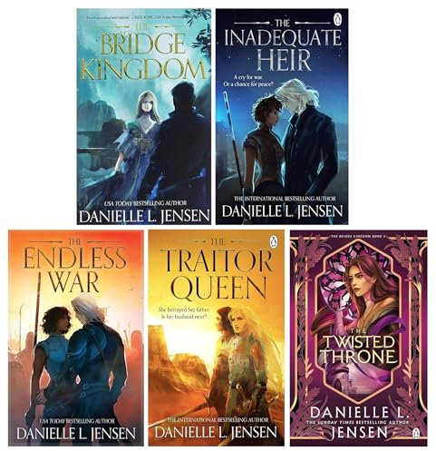 The Bridge Kingdom Series By Danielle L. Jensen 5 Books Collection Set (The Bridge Kingdom, The Traitor Queen, The Inadequate Heir, The Endless War & The Twisted Throne)