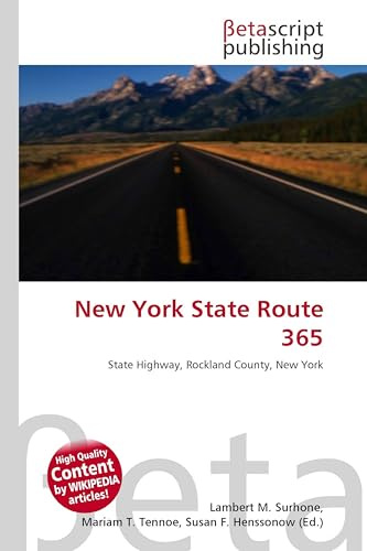 New York State Route 365: State Highway, Rockland County, New York