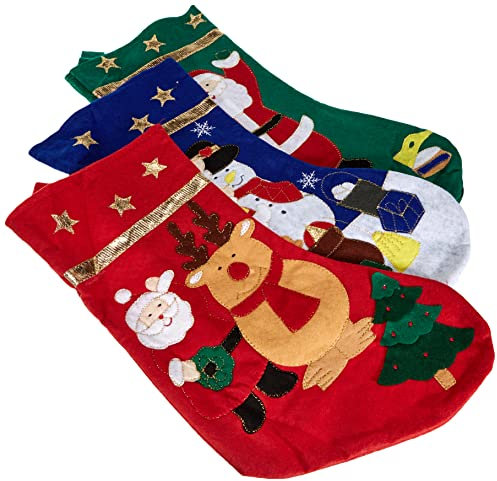 Nikolausstiefel, 3-er Set Weihnachtsdeko