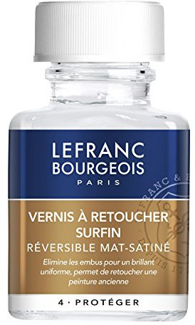 Lefranc Bourgeois Additif - Vernis Satiné à Retoucher Surfin Flacon 75ml