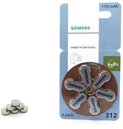 Siemens S 312 Hörgerätebatterien