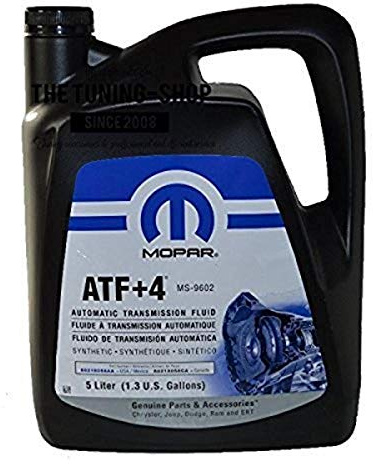 Chrysler Accessories (5013458AA) (68218058AC) ATF+4 Automatic Transmission Fluid - 1.3 Gallon / 5 Liter