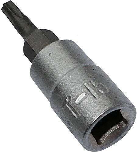 AERZETIX - Embout de vissage T15 - Douille carré 1/4 - C2165