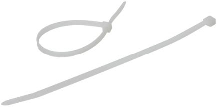 Collier électricien | Collier plastique serrage | Attache de câble | Serre câble | Sachet avec accroche de 25 colliers 4,8 mm x 180 mm PA6,6 | Incolore | 709092 Debflex