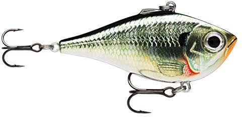 Rapala - Rippin' Rap Angelköder - Slender Body & Lipless Crank Angelzubehör - Süßwasser Spinnköder - Variable Lauftiefe - Fischköder 7cm, 24g - Hergestellt in Estland - Chrome Bluegill