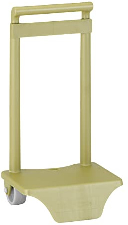 Safta Carro para Mochilas Escolares, Muy Ligero, Ruedas Resistentes con Asa extraíble, Diseño Único, Dorado