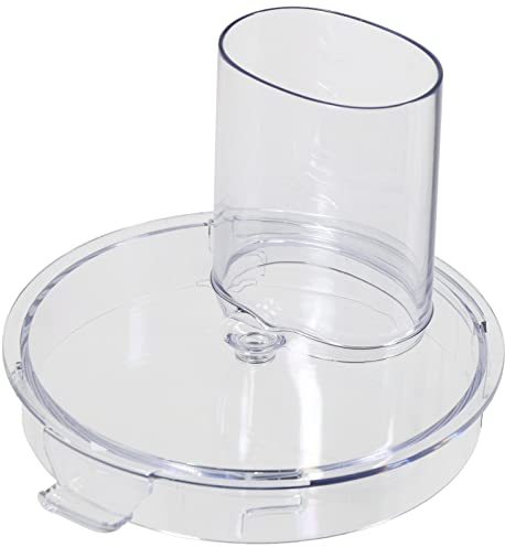 SPARES2GO Clear Plastic Chute Lid for Kenwood FP120 FP126 FP190 FP196 Food Processor