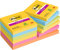 Post-it Super Sticky Notes Carnival Collection, Vorteilspackung mit 12 Blöcken, 90 Blatt pro Block, 76 mm x 76 mm, Gelb, Blau. Grün, Pink. Orange - Extra-stark klebende Notizzettel