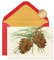 Papyrus Weihnachtskarten in Box mit Umschlägen, Wonderful Year to Come, Tannenzapfen, 14 Stück