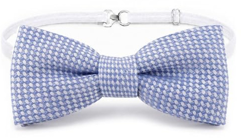 TigerTie Babyfliege Kinderfliege – Vorgebunden mit Gummizug & verstellbar 24–38 cm – 100% Baumwolle Piqué, Fliege für Taufe, Feier & Hochzeit