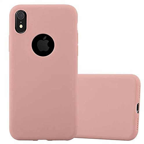 cadorabo Coque pour Apple iPhone XR en Candy Rose Vif - Housse Protection Souple en Silicone TPU avec Anti-Choc et Anti-Rayures - Ultra Slim Fin Gel Case Cover Bumper