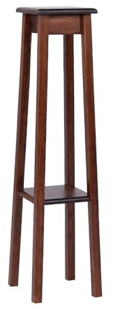 Colonna in Legno Noce arredo casa Ingresso portavaso portatelefono h77 (77)
