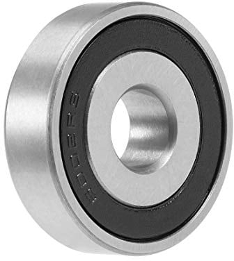 sourcing map Rillenkugellager 6002-2RS Doppelt Abgedichtetes 10x32x9mm | 1 Stk, Chromstahl (GCr15), LR200-2RS, Genauigkeit P0 (ABEC-1), Geräuschpegel Z1, Stanzstahlkäfig, Vorgeschmiert, Einreihig