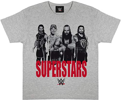 Popgear Jungen WWE Superstars Heather Grey T-Shirt