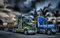 Truck Under The Black Cloud - Jigsaw Puzzles For Adults 1000-Piece Diy Puzzle Kids Wooden Toys