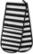 ZZXXB Black and White Striped Double Oven Mitt Heat Resistant Non-Slip Kitchen Gloves Extra Long 7 x 35 for Cooking Baking Barbecue Grilling
