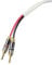 Blue Jeans Cable Ten White Speaker Cable, with Welded Terminations (Single Cable - for one Speaker), Assembled in USA (4 Foot, Bananas to Bananas)