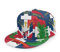Damen Herren Verstellbarer Hip Hop Hut Mode Flat Bill Brim Baseball Cap