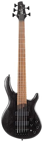 Cort B5 Element - Basso elettrico 5 corde serie Artisan B - Nero pori aperti
